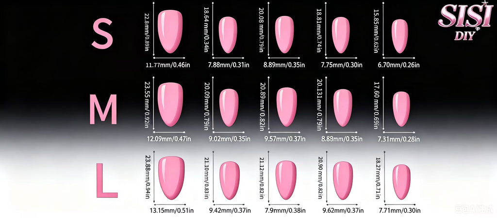 Sisi DIY Press On Nails Lucky Scoops