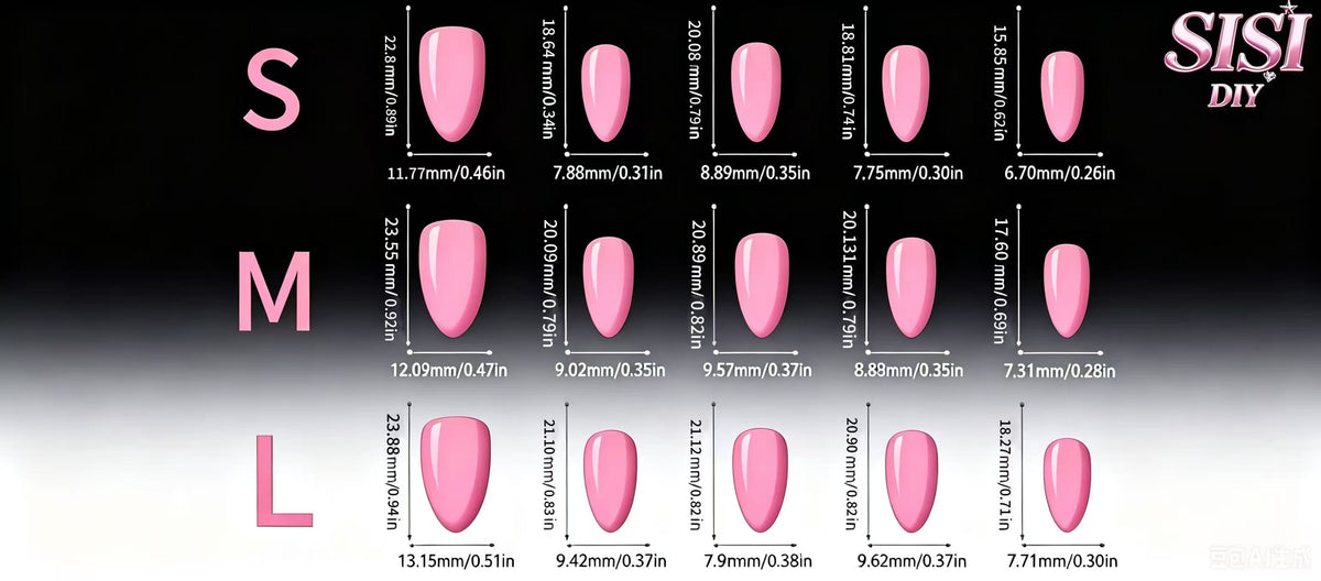 Sisi DIY Press On Nails Lucky Scoops