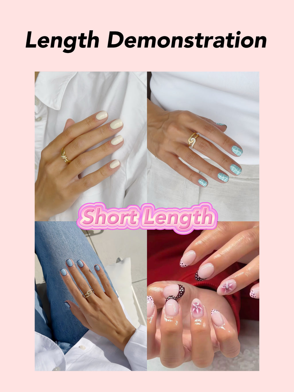 Sisi DIY Press On Nails Lucky Scoops